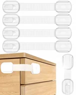 Zabezpieczenia dla dzieci - ZABEZPIECZENIE BLOKADA SZAFEK SZUFLAD LODÓWKI MEBLI MOCNY ZACZEP 6 SZT - miniaturka - grafika 1