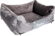 Legowiska dla psów - Bimbay Kanapa legowisko Bimbay Minky S szaro grafitowa - miniaturka - grafika 1