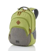 Torby na laptopy - Plecak na laptop do 15,6" TRAVELITE Basics Melange 96308-80 Zielony - brązowy - miniaturka - grafika 1