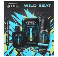 Zestawy kosmetyków męskich - STR8 Zestaw Wild Beat: EDT/S 50 ml + Deo spray 150 ml - miniaturka - grafika 1