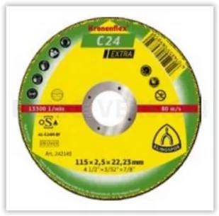 Klingspor TARCZA DO CIĘCIA-KAMIEŃ C24EXTRA 115 2,5 22 WYP.SZT.1[231882] 45455A 45455A - Akcesoria do elektronarzędzi - miniaturka - grafika 1