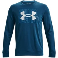 Odzież sportowa dziecięca - Bluza męska Under Armour UA Rival Terry Logo Crew - miniaturka - grafika 1