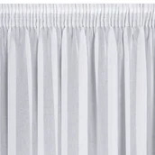 Firany - Biała firana gładka etamina żabki ARGEA 350x150 EUROFIRANY - miniaturka - grafika 1