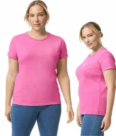 Koszulki i topy damskie - Koszulka Damska T-Shirt Bawełna HEAVY Gildan GIL5000 RÓŻ Azalea XL - miniaturka - grafika 1