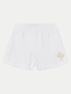 Spodenki damskie - Guess Szorty sportowe J5GD24 KA6R4 Biały Relaxed Fit - miniaturka - grafika 1