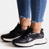 Buty sportowe damskie - Sportowe buty damskie czarne Big Star NN274A106 906 29547 rozmiar 36 - miniaturka - grafika 1