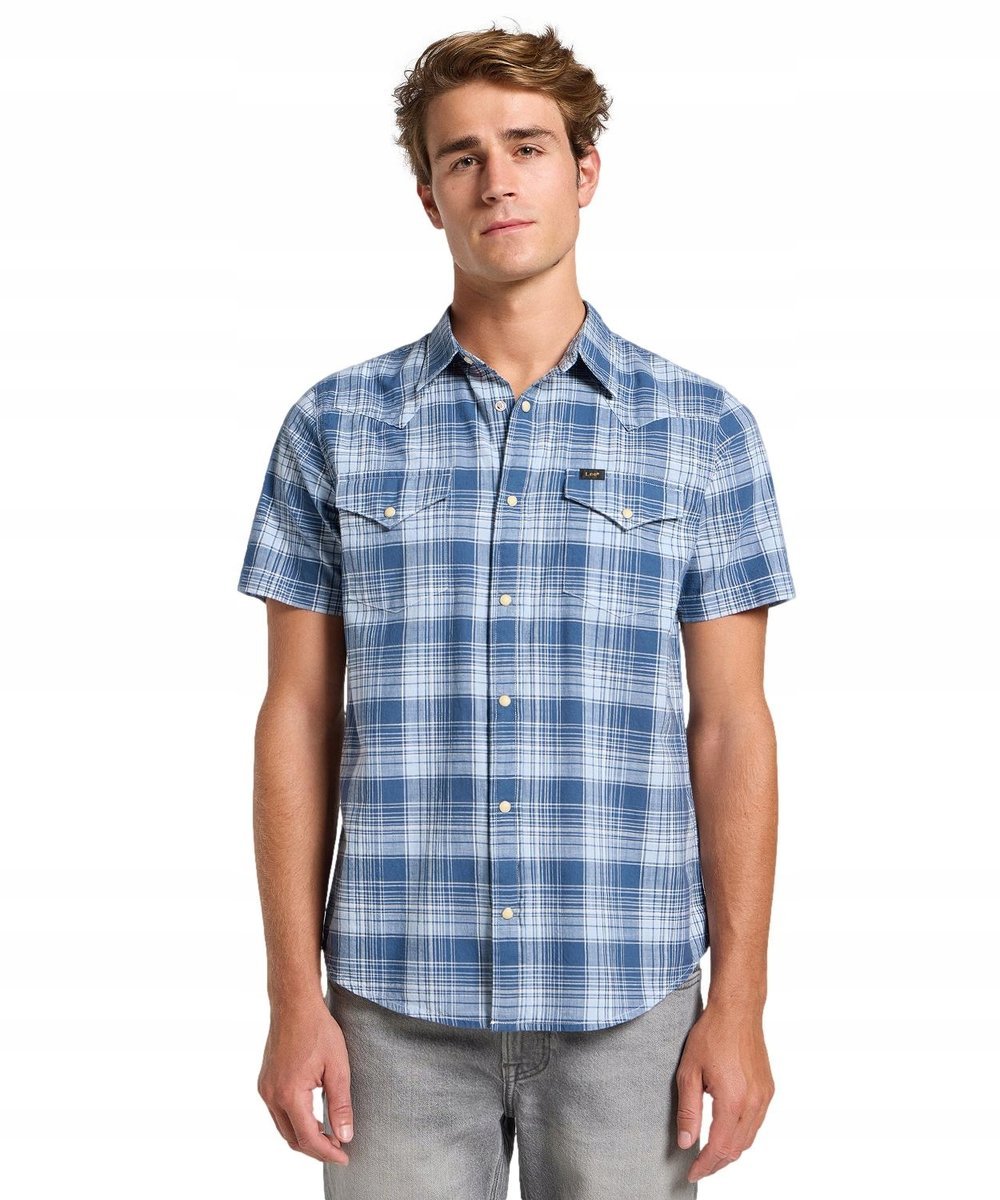 Koszula Lee SS WESTERN SHIRT 112364225 Orion Ombre M