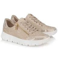 Sneakersy damskie - Sneakersy damskie Rieker N1316-90 BEIGE 37 - miniaturka - grafika 1
