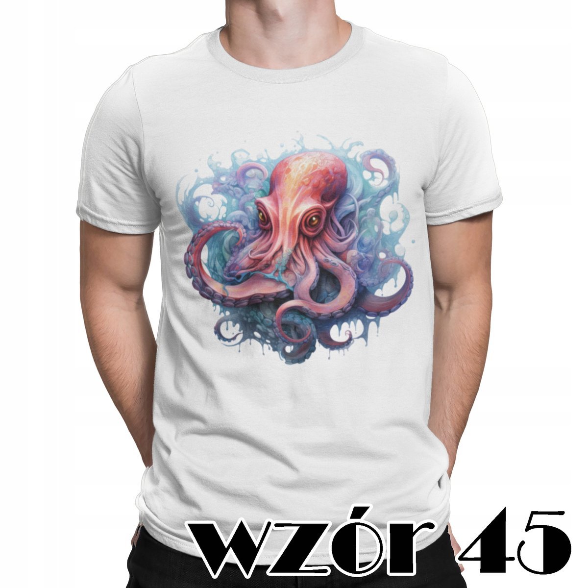 T-SHIRT KOSZULKA MĘSKA MORSKIE STWORZENIA ZWIERZĘ ZWIERZAK ZWIERZĘTA XL