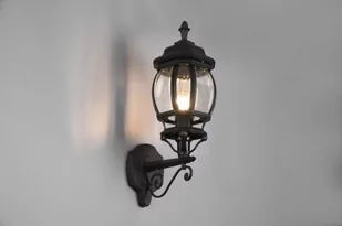 Elvo kinkiet zewnętrzny elewacyjny 1xE27 czarny 206967132 - Lampy ogrodowe - miniaturka - grafika 1