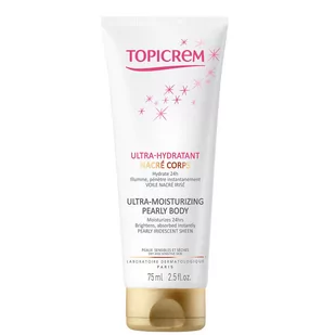 Topicrem Ultra-Moisturizing Pearly Body ultranawilżające mleczko do ciała z perłowym wykończeniem 75ml - Balsamy i kremy do ciała - miniaturka - grafika 1