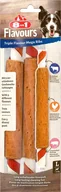 Przysmaki dla psów - Przysmak 8in1 Triple Flavour żeberka do żucia dla psa 140 g - miniaturka - grafika 1