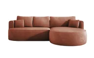 Narożniki - DomoHome - Narożnik rozkładany FIORE - Stylowy narożnik rozkładany z automatycznym mechanizmem wysuwania, wysokoelastyczną pianką i nowoczesnym designem po prawej stronie 284x183x82 cm Memphis 9 - miniaturka - grafika 1