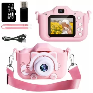 Bobino Kotek z Kartą Pamięci 32 GB, Różowy - Aparaty Cyfrowe - miniaturka - grafika 1