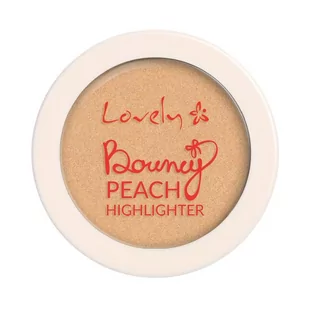 LOVELY Bouncy Peach Highlighter rozświetlacz do twarzy 3,6g - Rozświetlacze do twarzy i ciała - miniaturka - grafika 1