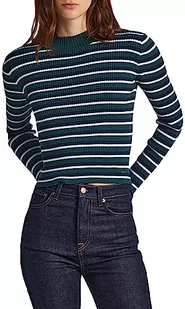Pepe Jeans Sweter damski Elowyn, Zielony (Regent Green), S - Swetry damskie - miniaturka - grafika 1
