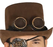 Dodatki do strojów karnawałowych - GUIRCA Okulary, gogle STEAMPUNK OKUL/2803-G - miniaturka - grafika 1