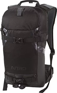 Nitro Unisex Rover 14 plecak snowboardowy, turystyczny, motocyklowy, 1 sztuka, czarny (Black Out), 14L, nowoczesny - Plecaki - miniaturka - grafika 1