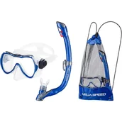 Maski do nurkowania - Zestaw do snorkelingu dla dzieci Aqua Speed Enzo Evo + worek - miniaturka - grafika 1