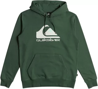 Bluzy męskie - bluza męska QUIKSILVER BIG LOGO HOOD Greener Pastures - GSG0 - grafika 1