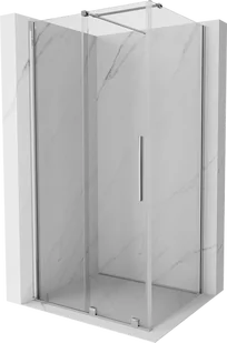Mexen Velar kabina prysznicowa rozsuwana 90x75 cm, transparent, chrom - 871-090-075-01-01 - Kabiny prysznicowe - miniaturka - grafika 1