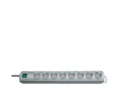 Listwy zasilające - BRENNENSTUHL LISTWA ZASILAJĄCA "PRIMERA-LINE" 8GN 2M SREBRNA 1153394028 - miniaturka - grafika 1