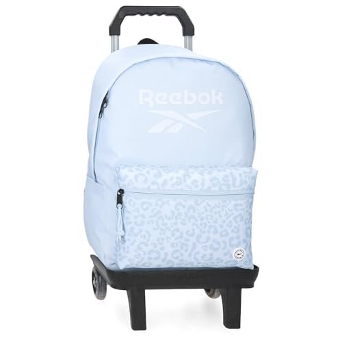 Reebok Maura Plecak na laptopa z wózkiem na laptopa 15,6 cala niebieski 31x44x15 cm poliester 21,26 l by Joumma Bags, Niebieski, Talla única, Plecak na laptopa z wózkiem