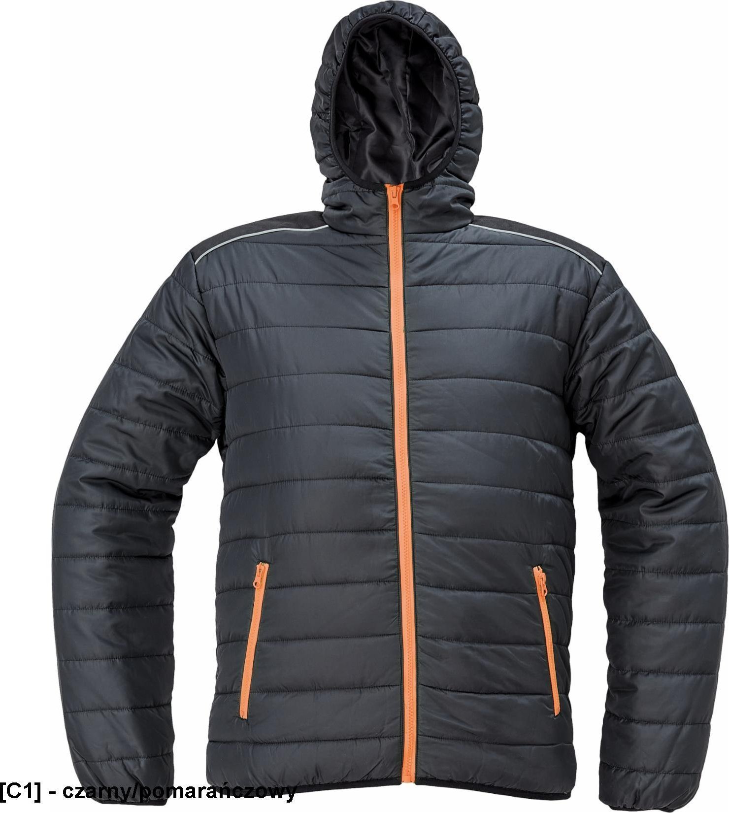CERVA MAX VIVO LIGHT - kurtka - czarny/pomarańczowy S