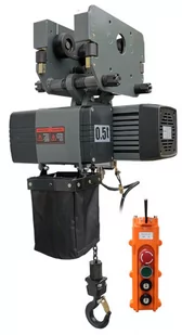 Wciągnik łańcuchowy z wózkiem pchanym (udźwig: 800 kg, wysokość podnoszenia: 3 m) 33979849 - Wciągarki - miniaturka - grafika 1