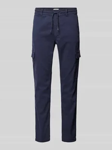 Spodnie cargo o kroju slim fit ze sznurkiem model ‘Gymdigo’ - Spodnie męskie - miniaturka - grafika 1