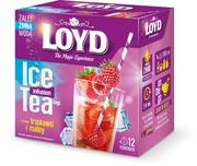 Herbata - Loyd Herbata na zimno Ice Tea truskawki maliny 48 torebek piramidki L03062050 - miniaturka - grafika 1