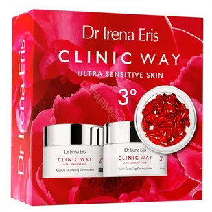 Dr Irena Eris Zestaw Clinic Way 3° (Dermokrem Przywracający Młodość Skóry na dzień SPF20, 50ml + Dermokrem Kompleksowo Odbudowujący na noc, 50ml + Dermokapsułki Rewitalizujące, 30szt.) - >>> DARMOWA od 99zł <<< w 24h ! - Zestawy kosmetyków damskich - miniaturka - grafika 2