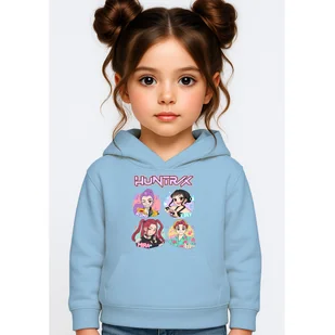 BLUZA DZIECIĘCA K-POPOWE ŁOWCZYNIE DEMONÓW HUNTRIX 104 Z KAPTUREM - Bluzy dla dziewczynek BLUZA DZIECIĘCA K-POPOWE ŁOWCZYNIE DEMONÓW HUNTRIX 104 Z KAPTUREM - Bluzy dla dziewczynek - miniaturka - grafika 1