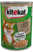 Mokra karma dla kotów - Kitekat Natural Vitality z Kaczką 24 x 400 g mokra karma dla kotów z kaczką ZESTAW - miniaturka - grafika 1