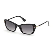 Okulary przeciwsłoneczne - Guess 0, damskie okulary przeciwsłoneczne Shiny Black, 52 - miniaturka - grafika 1