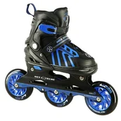 Rolki - Nils Extreme NA18812 A CIEMNY NIEBIESKI ROZM. M (34-38) ŁYŻWOROLKI - miniaturka - grafika 1