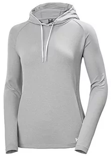 Helly Hansen damska bluza z kapturem w werglas Grey Fog XS - Bluzy damskie - miniaturka - grafika 1