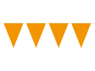 FOL Baner flagi pomarańczowe - 10 m - 1 szt. F22618 - Dekoracje sali - miniaturka - grafika 1