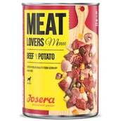 Mokra karma dla psów - 4 + 2 gratis! Josera Meatlovers, 6 x 800 g - Menu, Wołowina i ziemniak - miniaturka - grafika 1