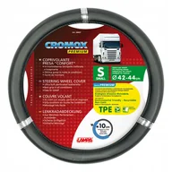 Akcesoria motoryzacyjne - Pokrowiec Kierownicy Cromox Tir 42-44cm Czarny Chr - miniaturka - grafika 1