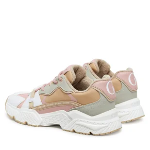 Sneakersy Guess FLJCAR ELE12 Beżowy - Sneakersy damskie - miniaturka - grafika 1