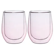 Szklanki - Altom 2-częściowy zestaw szklanek termicznych Andrea, 300 ml, różowy - miniaturka - grafika 1