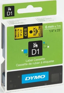 Dymo ETYKIETA D1 6mmx7m CZARNY/BIAŁY S0720780 - Etykiety do drukarek - miniaturka - grafika 8