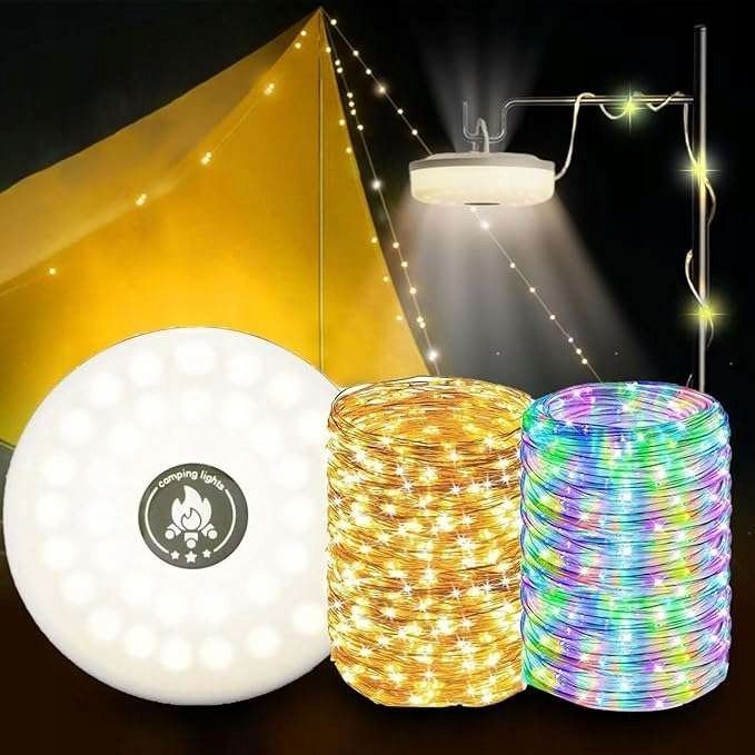 Lampki LED Łańcuch świetlny na baterie do użytku na zewnątrz 3m Ciepła biel