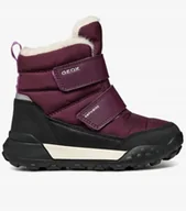 Śniegowce damskie - Geox Śniegowce Dziecięce Fioletowe Ocieplane 34 Jja - miniaturka - grafika 1