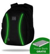 Plecaki szkolne i tornistry - CoolPack Plecak Joy L Led Green Powerbank 4000 Mah Gratis - miniaturka - grafika 1
