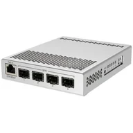 Kable miedziane - Przełącznik 1xGbE 4xSFP+   CRS305-1G-4S+IN - miniaturka - grafika 1