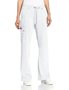 Dickies Damskie spodnie medyczne, biały, S - Spodnie damskie - miniaturka - grafika 1
