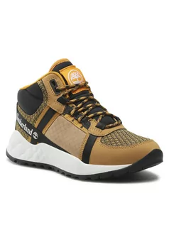 Buty dla chłopców - Timberland Sneakersy Solar Wave Lt Mid TB0A437K231 Brązowy - grafika 1