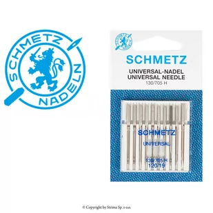 Schmetz Igły Półpłaskie 120x10szt domowe do maszyn - Akcesoria i części do maszyn do szycia - miniaturka - grafika 1